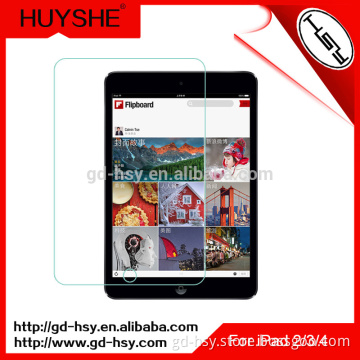 HUYSHE for ipad 2 anti-broken tempered glass screen 9H protector for ipad 3,4